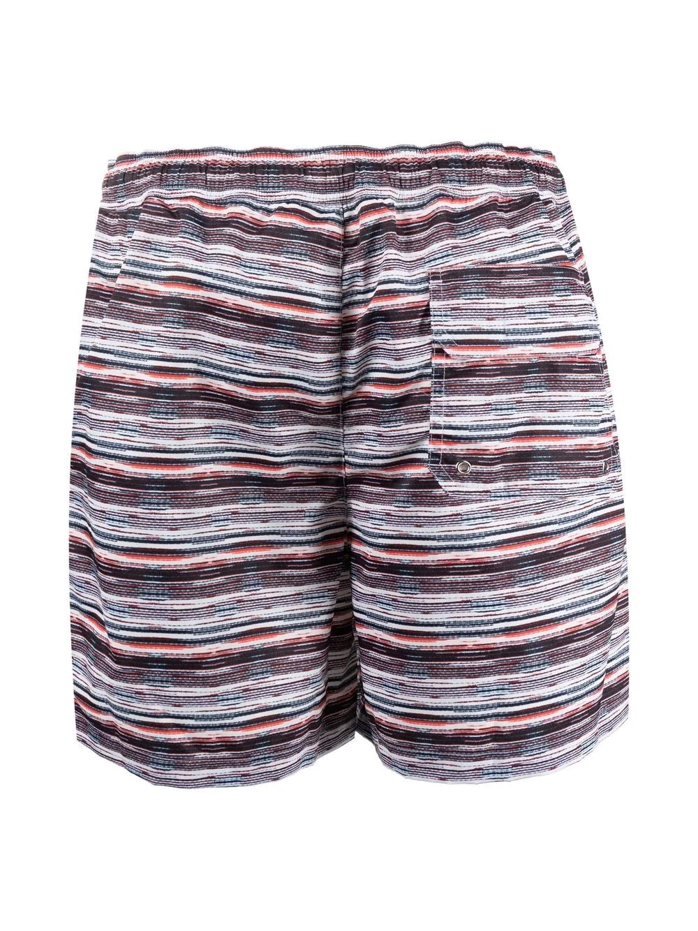 stripe-print swim shorts - 2