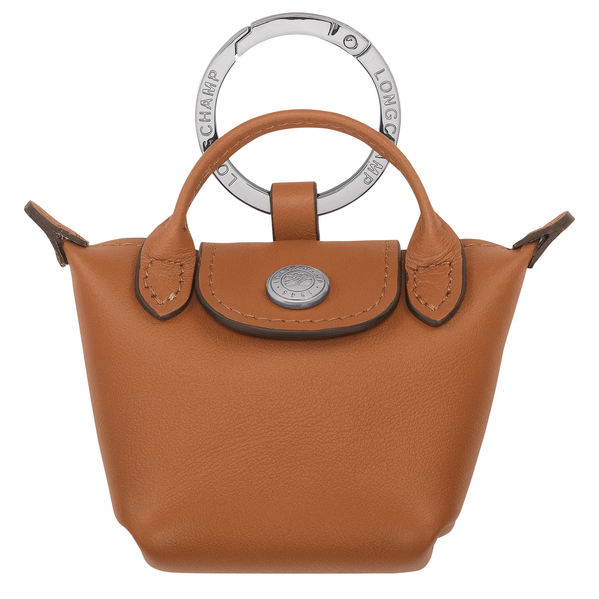 Le Pliage Xtra Key ring Cashew - Leather - 1
