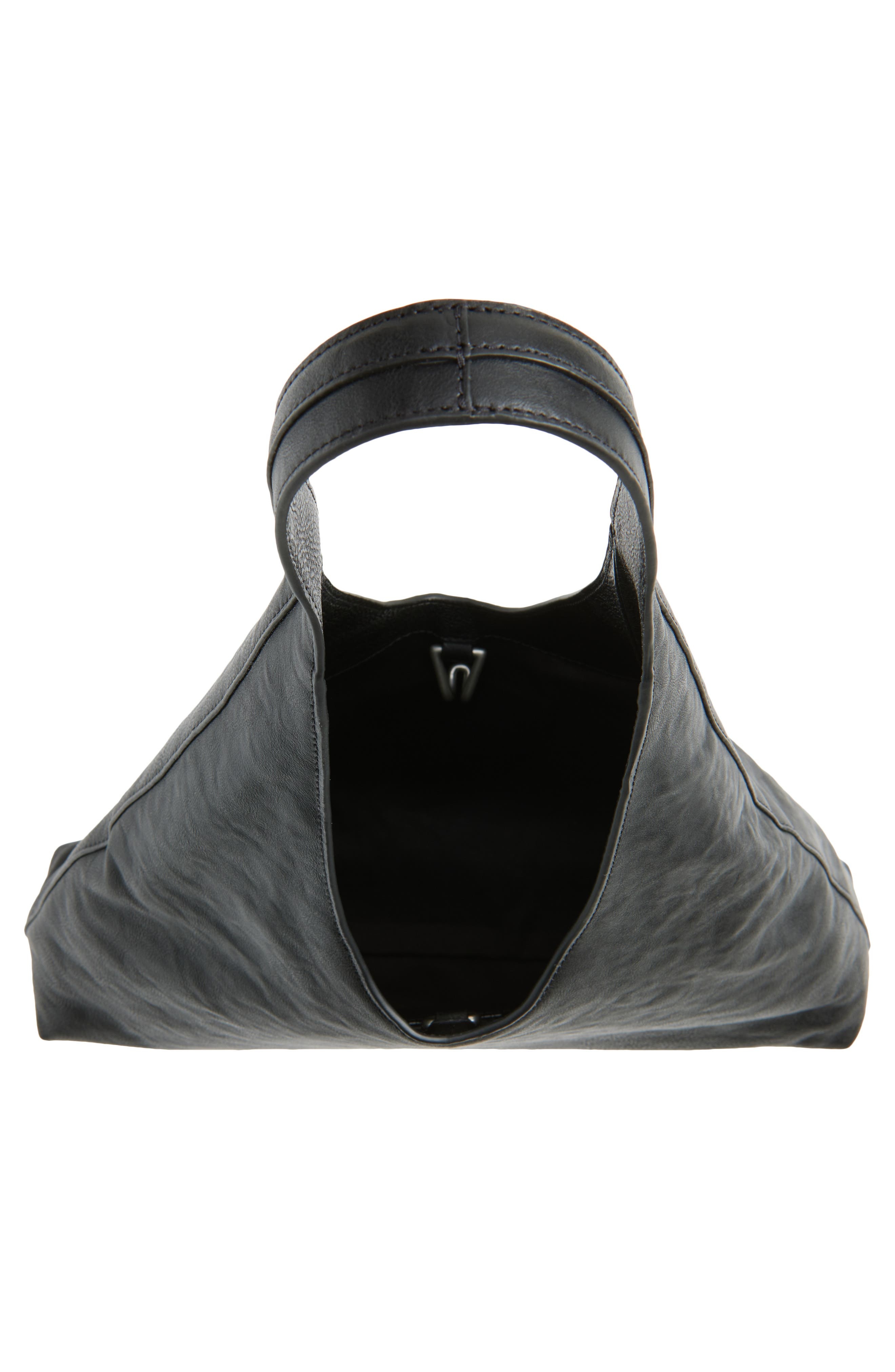 Alexander Wang Small Pike Leather Hobo Bag in Black at Nordstrom - 5