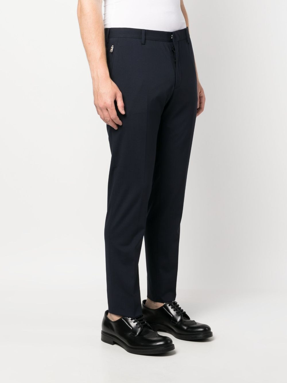 poplin mid-rise chinos - 3