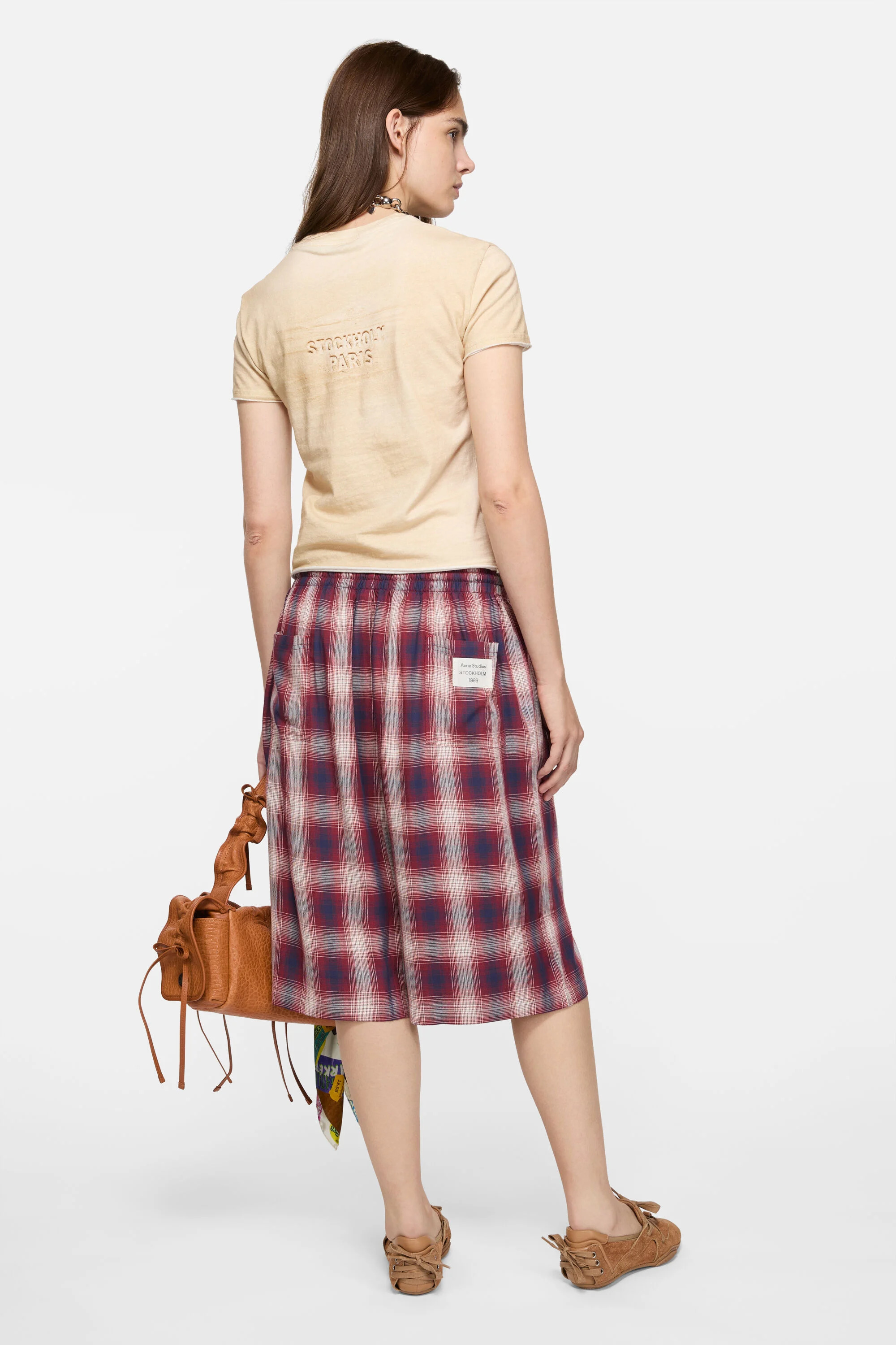 Check shorts - Red/blue - 3