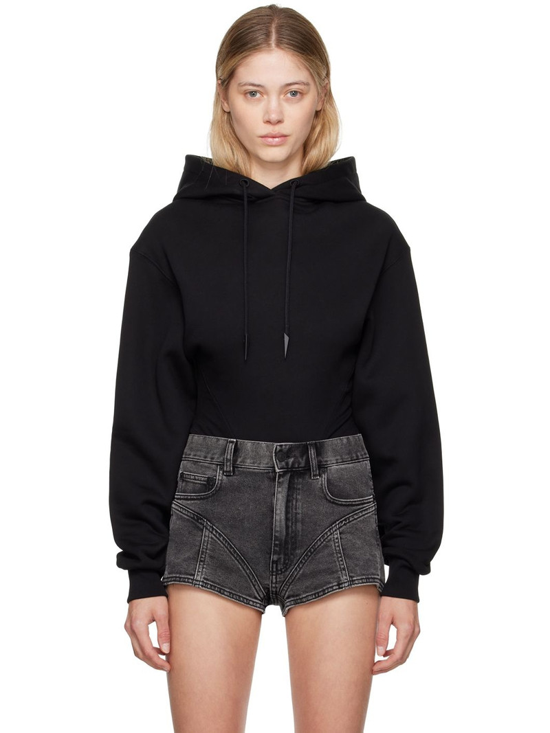 Black Hoodie Bodysuit 1