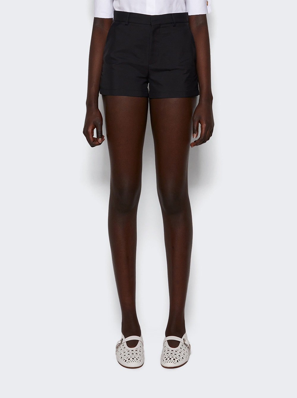 Techno Gabardine Shorts Black - 3