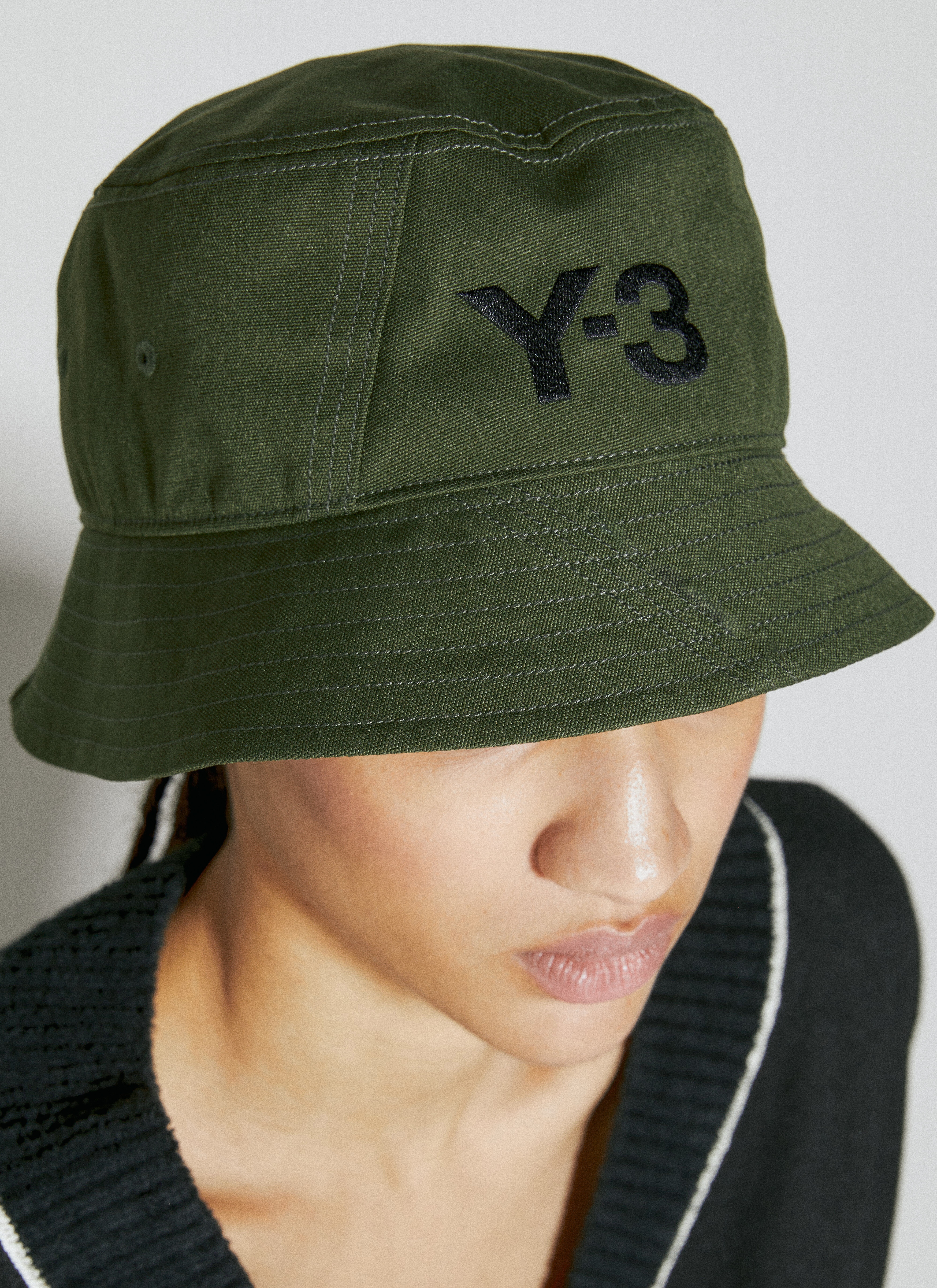 Y-3 Logo Embroidery Bucket Hat | REVERSIBLE