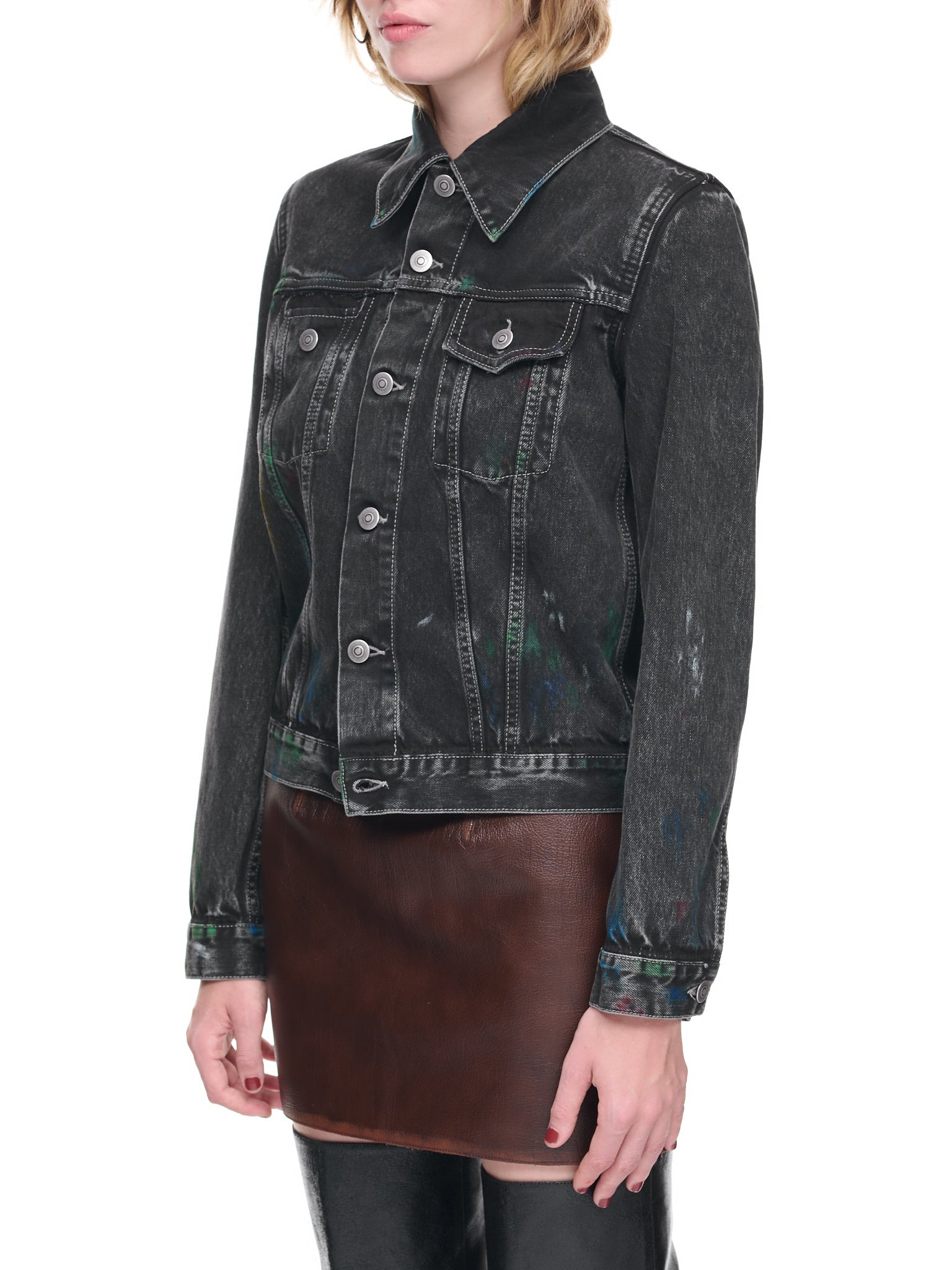 Painted Denim Jacket - 2