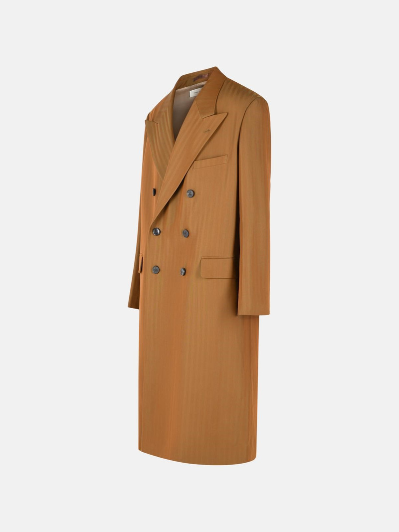 'ROSIE' BROWN WOOL BLEND COAT 2