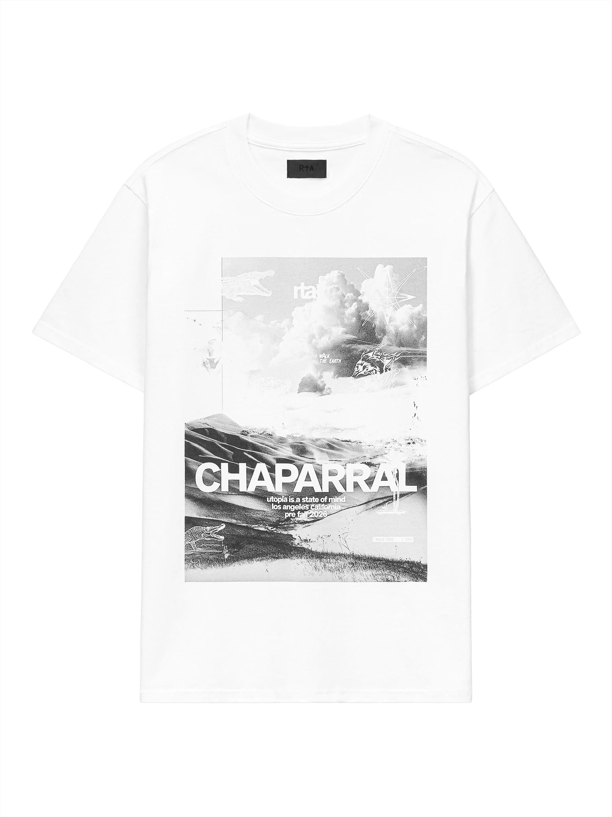 Men's Chaparral Liam Cotton Crewneck T-Shirt - White Chaparral - 1