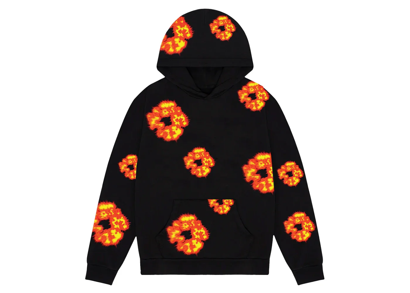 Denim Tears x Offset Wreath Hoodie Black - 1