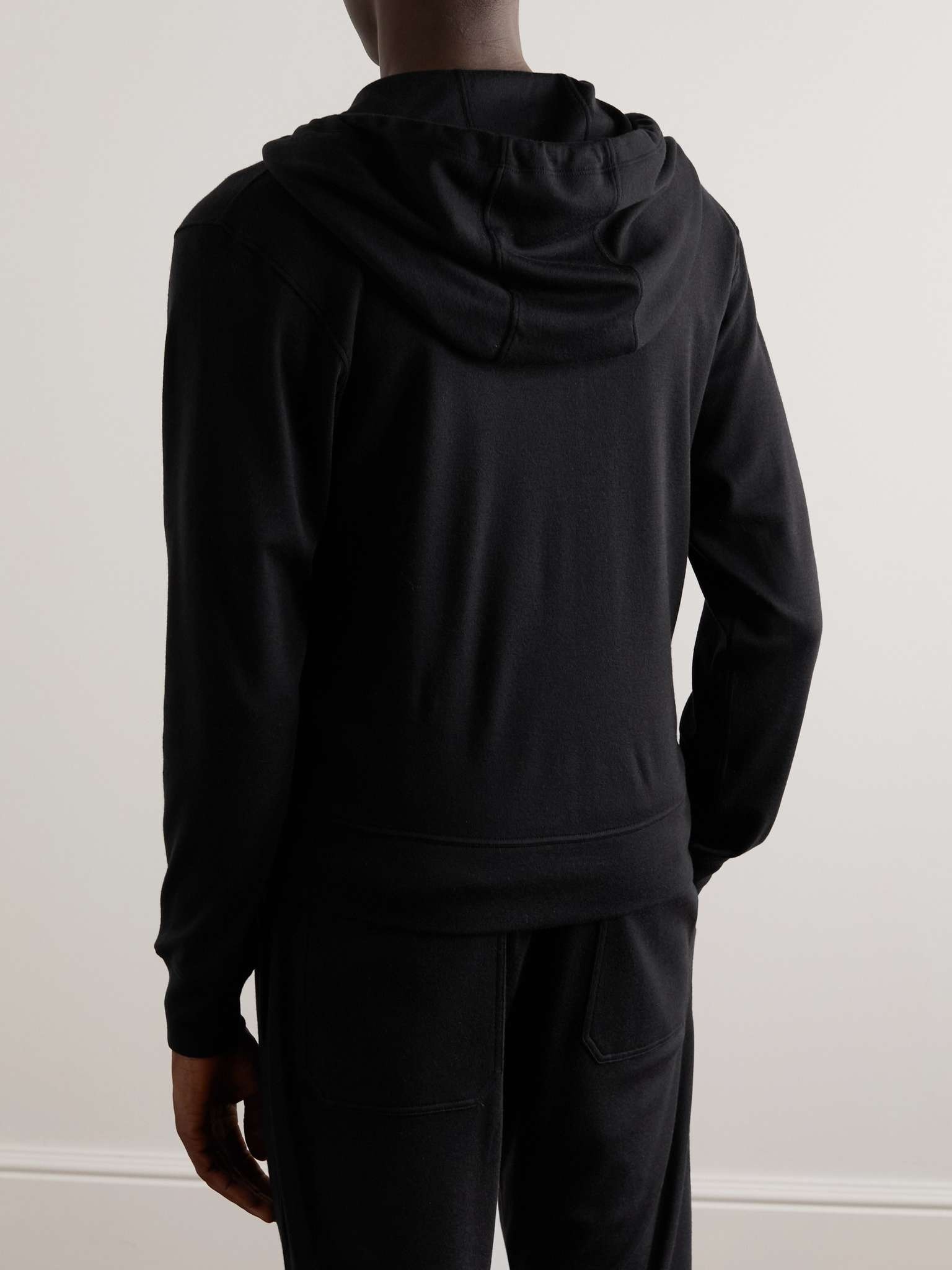 Cashmere Zip-Up Hoodie - 4