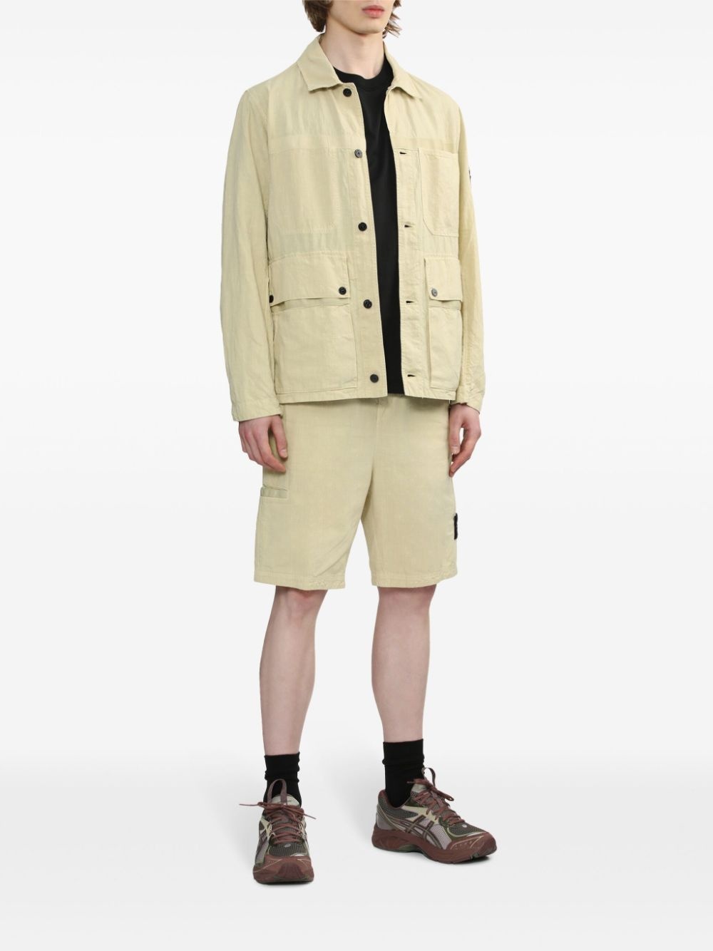 Compass-badge bermuda shorts - 2