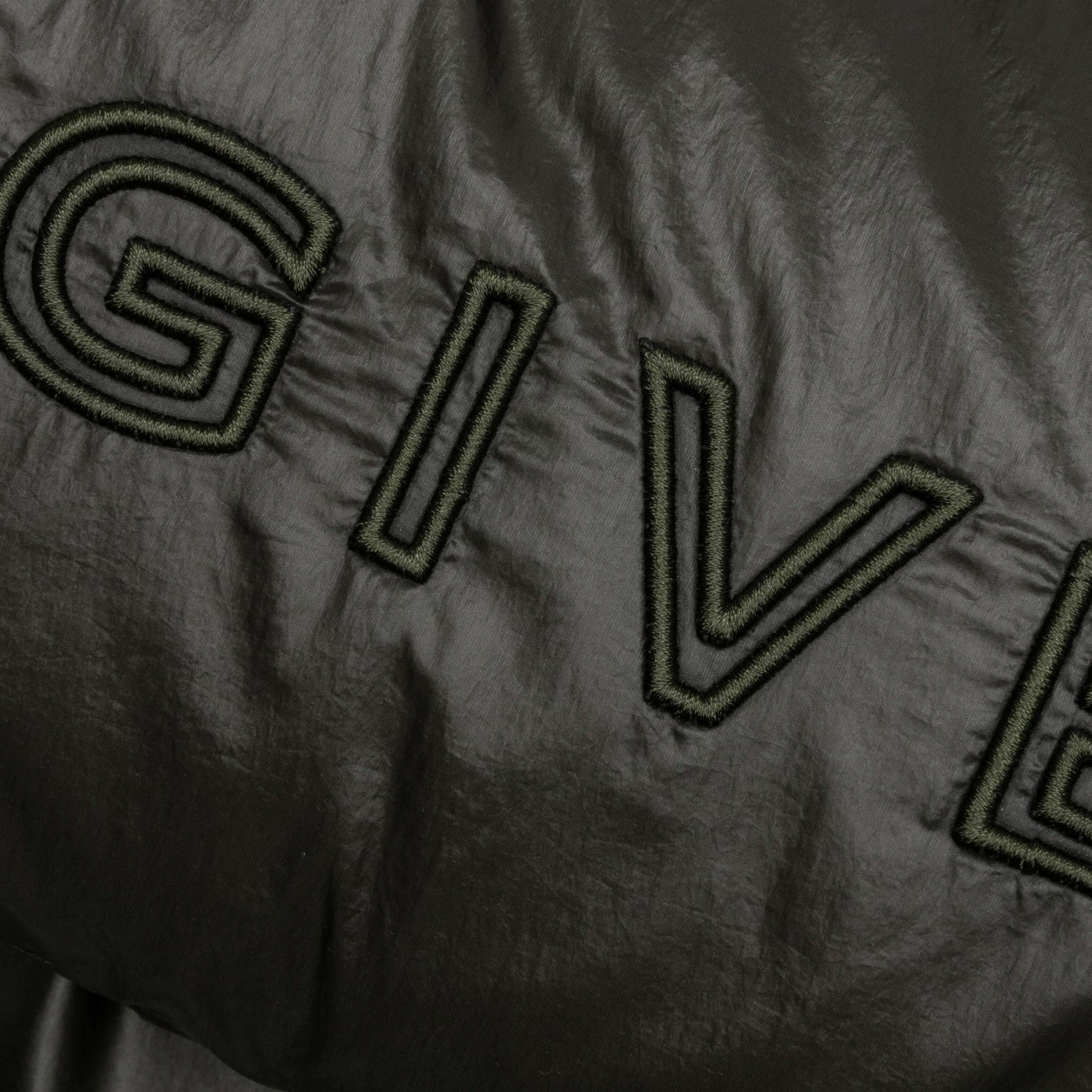 GIVENCHY SLEEVELESS PUFFER W/ FRONT POCKETS - MILITARY GREEN - 5