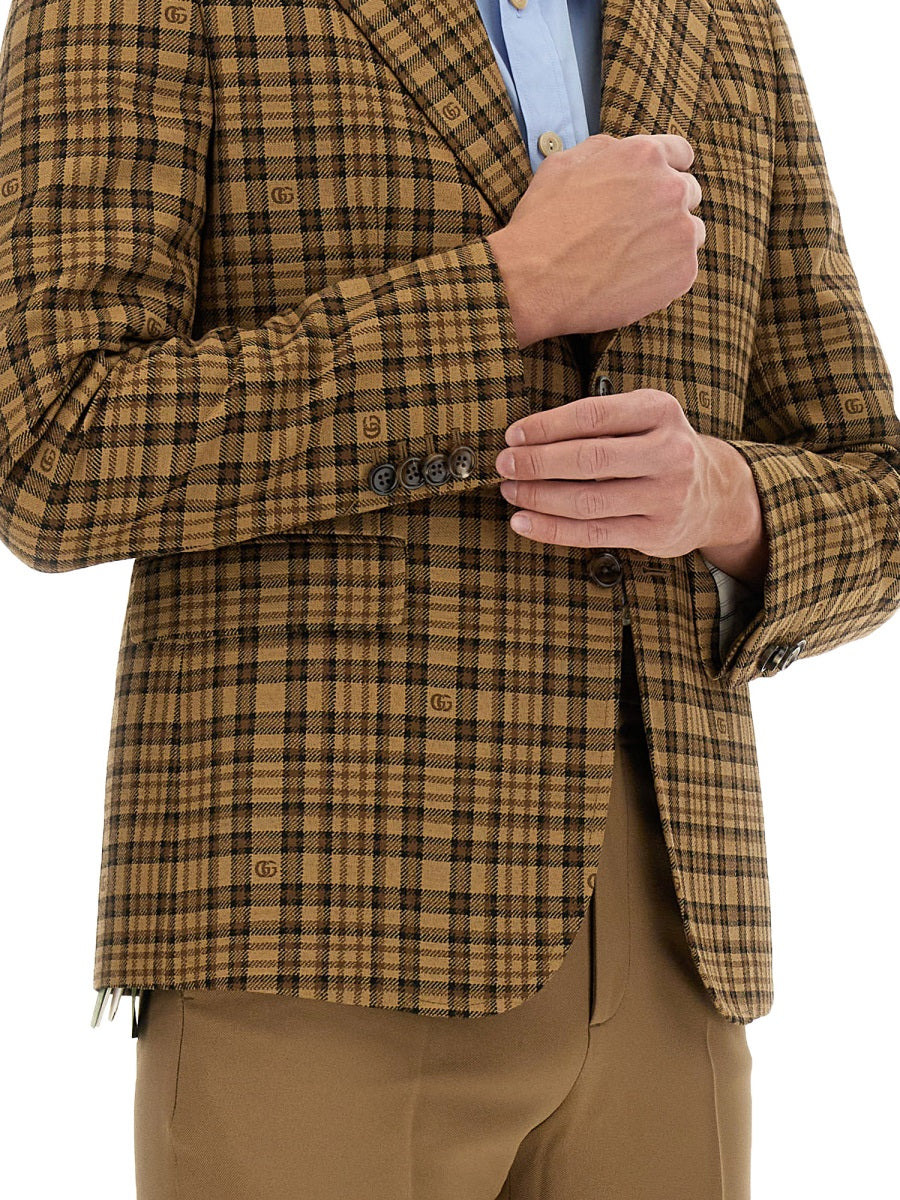 Gucci Men Jacket With Double G - 3