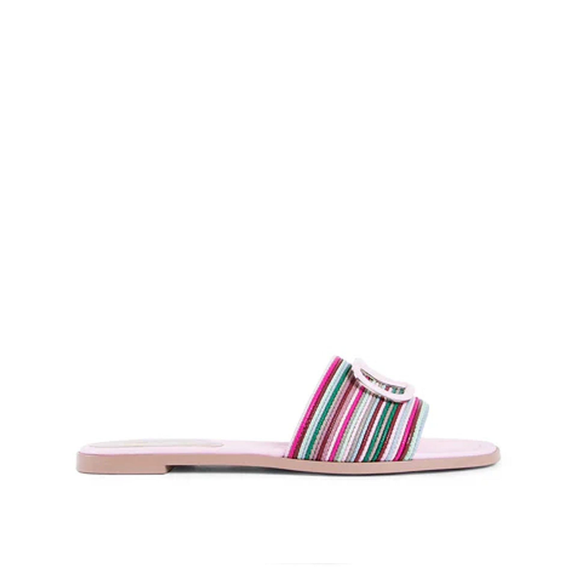 Valentino Garavani V Logo Signature Slides Women - 4