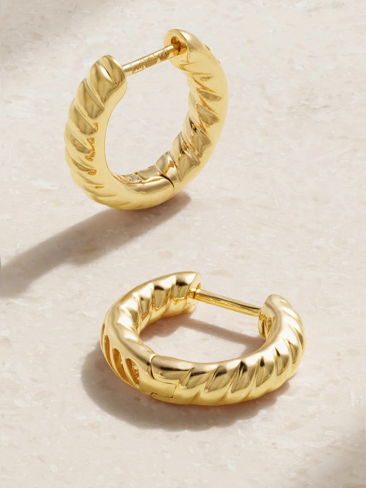 Zoe 18-karat Gold Hoop Earrings - 1
