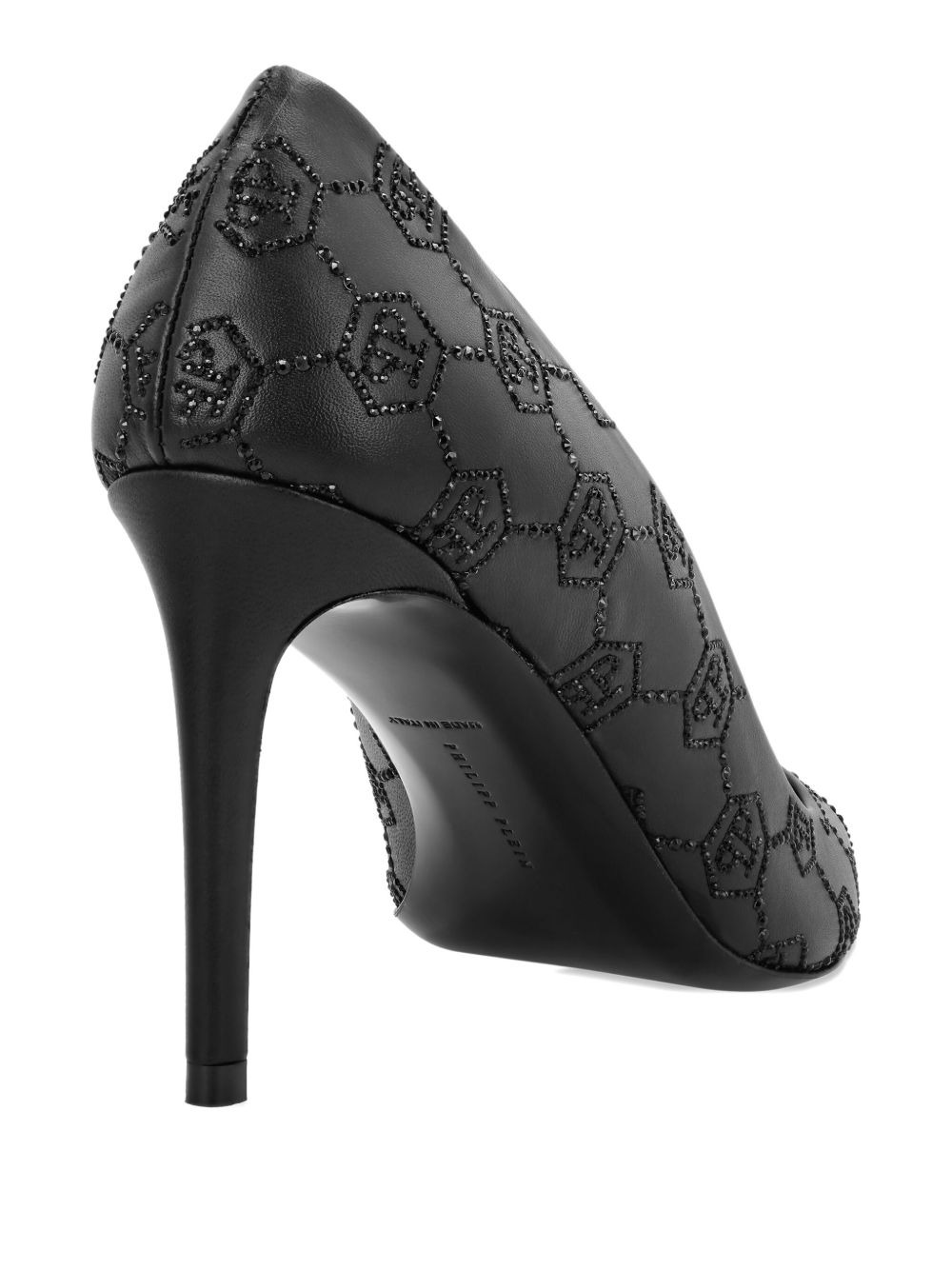 85mm monogram-pattern pumps - 4