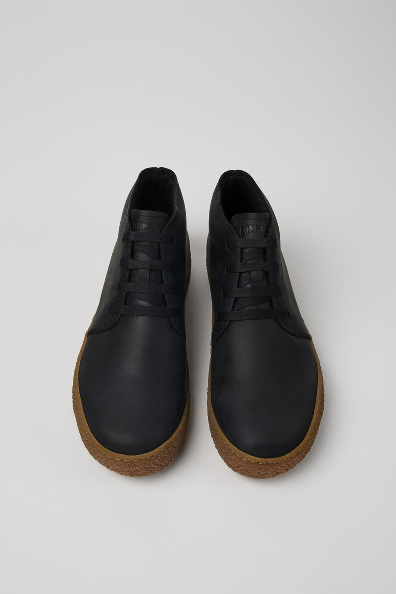 Black Nubuck Desert Boot for Men 4