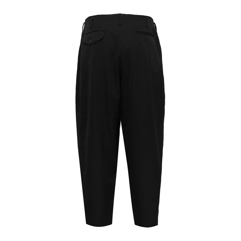 Comme des Garçons Homme Plus Black Classic Wool Tailored Pants outlook