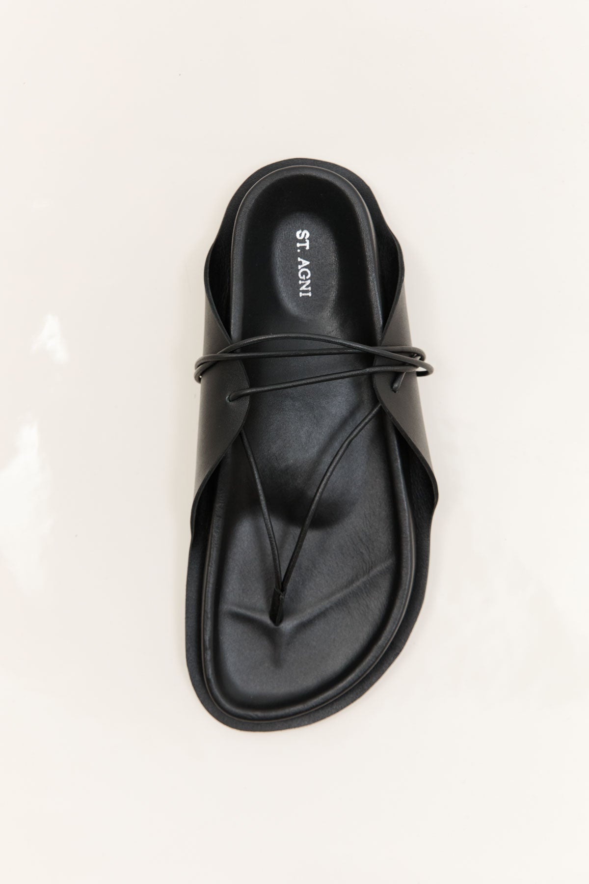 Everyday Tie Up Sandals - Black - 5