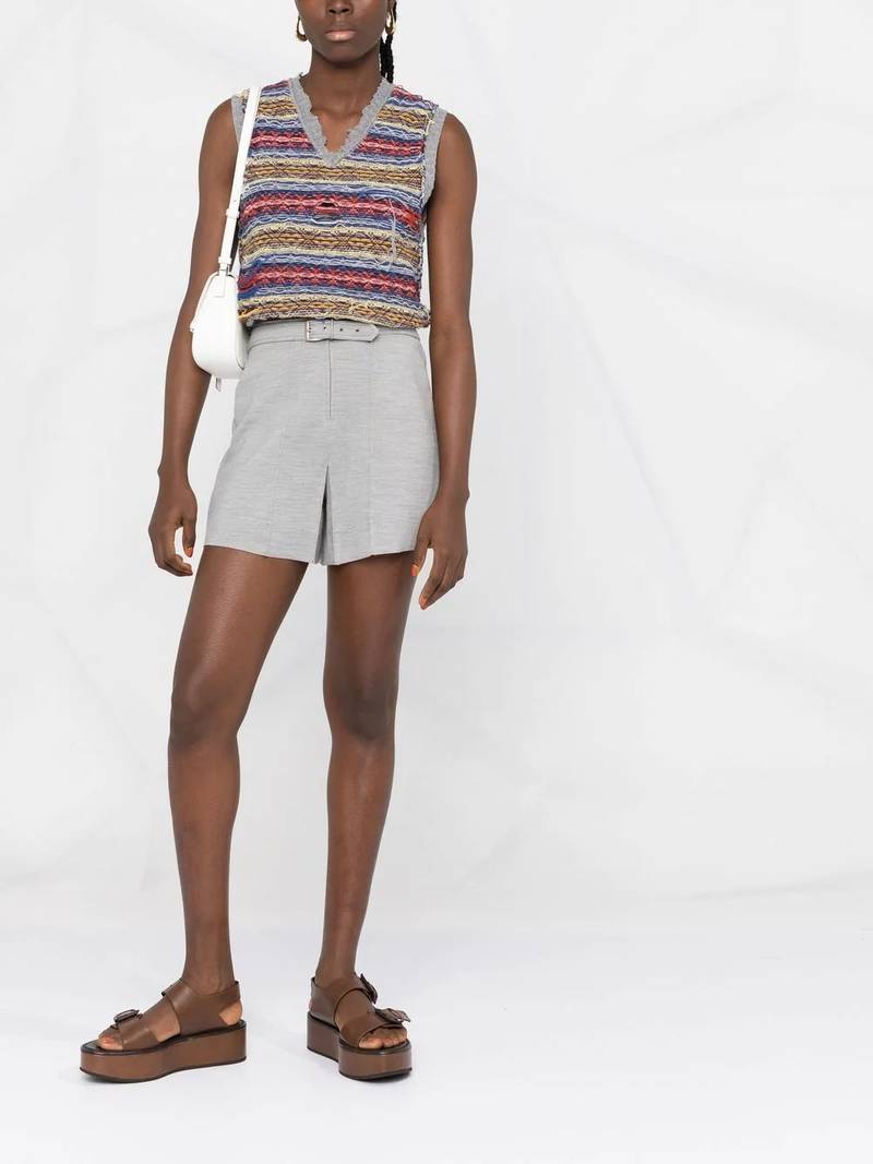 Maison Margiela high-rise tailored shorts outlook