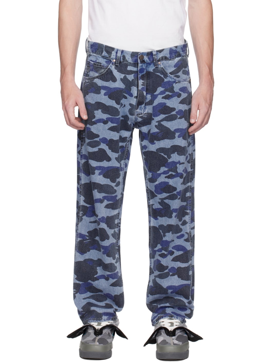 Blue Camo Over Jeans - 1