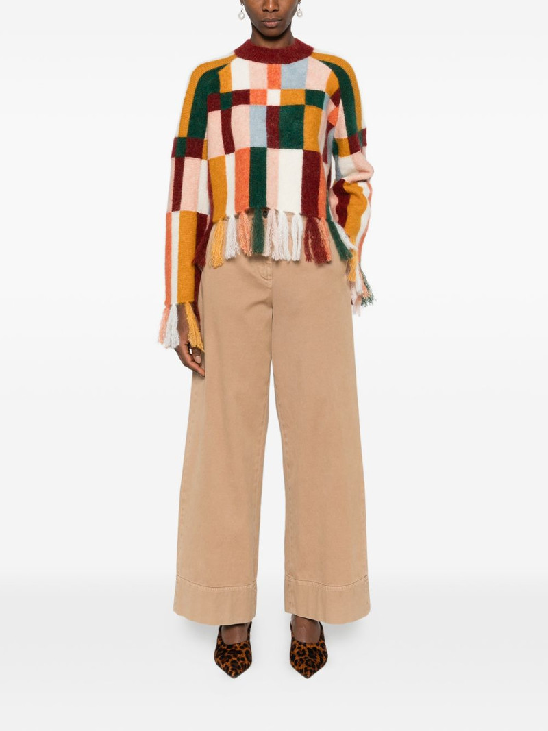 ALÉMAIS fringe sweater outlook