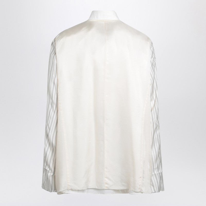 Maison Margiela Reversible Shirt Anonymity Of The Lining In Écru Men - 2