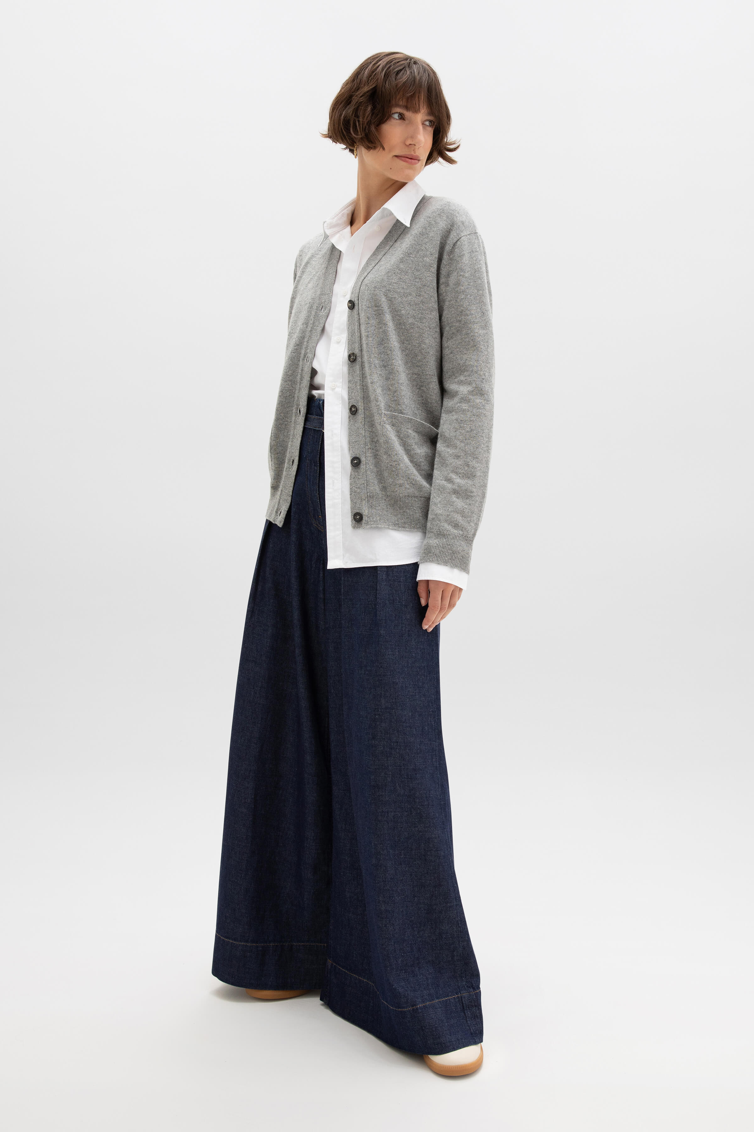 Cashmere Boyfriend Cardigan - 2