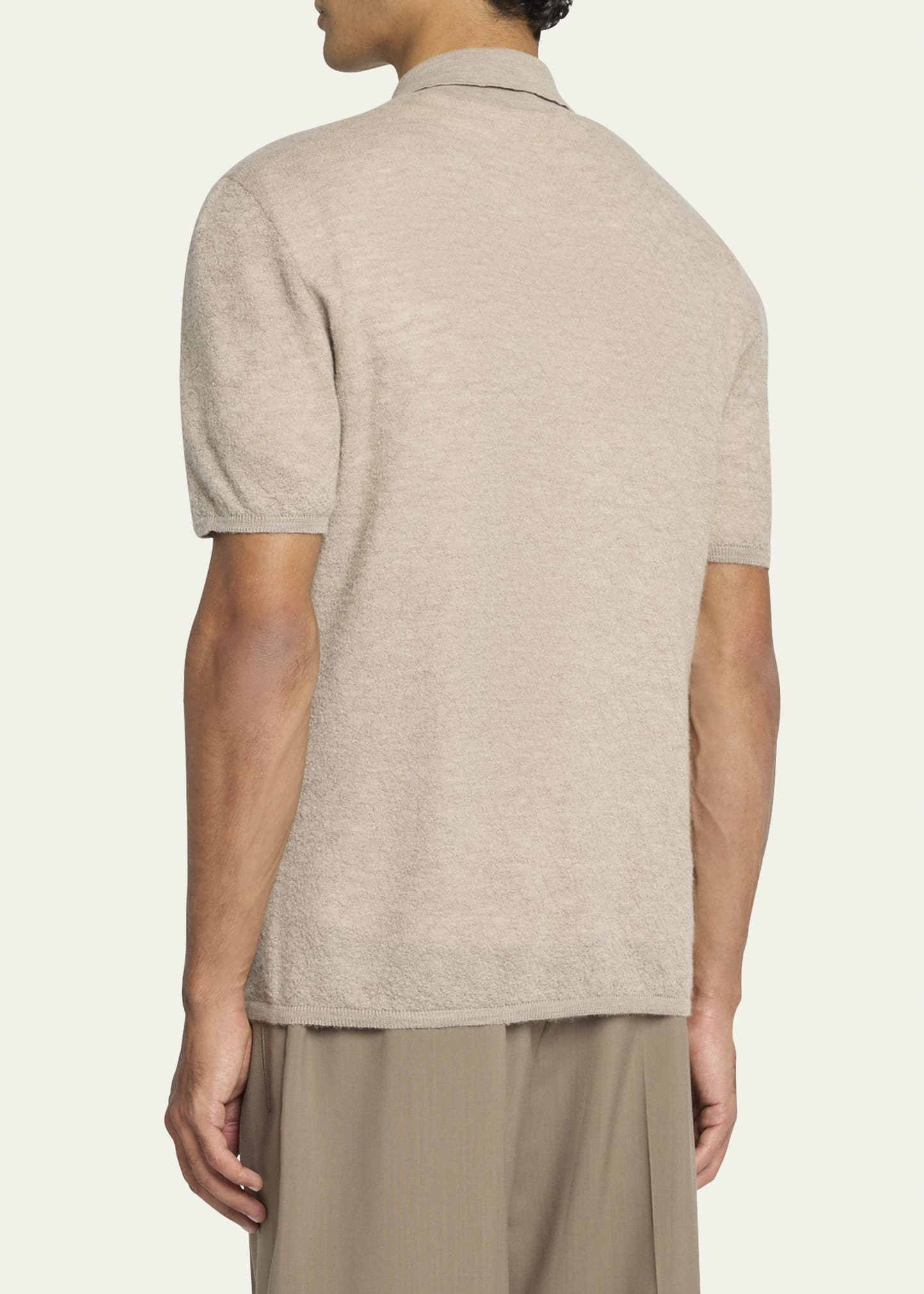 Men's Isao Cashmere Knit Polo Shirt - 3