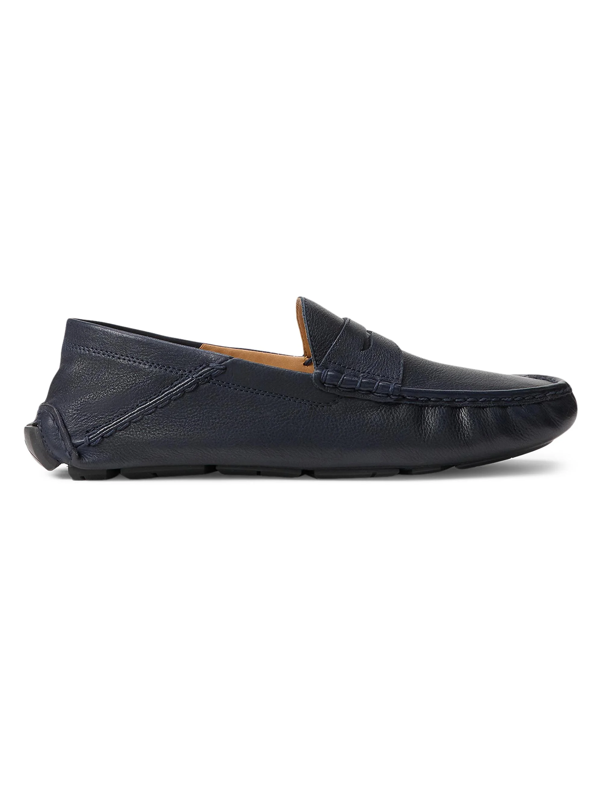 Men's Anders Leather Driving Loafers - Hunter Navy - 1