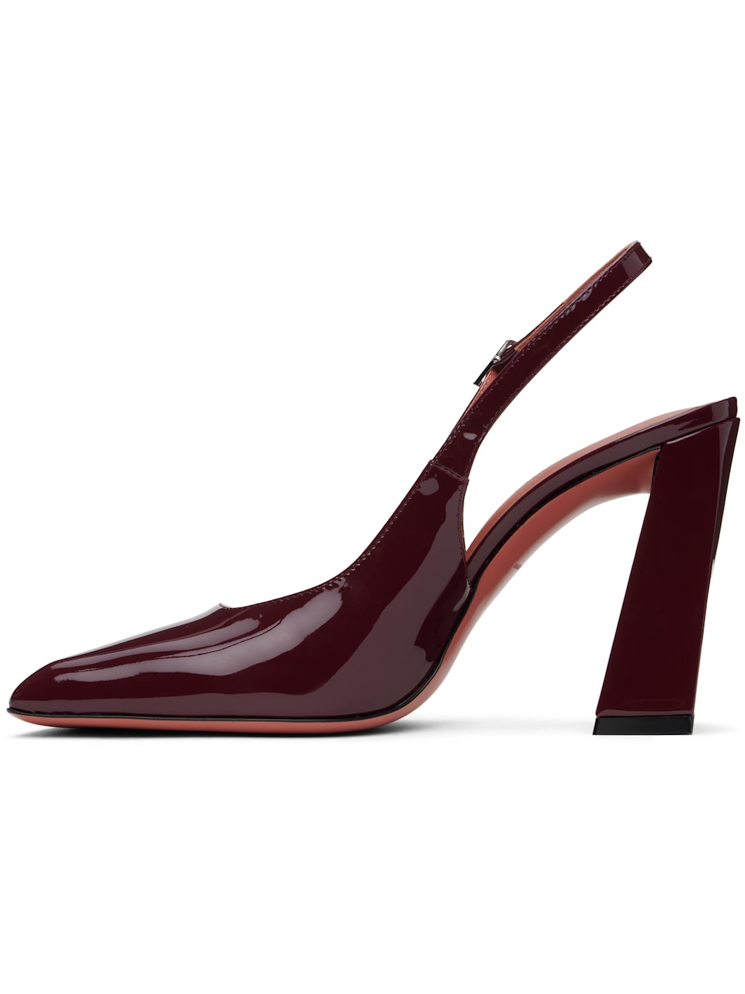 Burgundy Sling 95 Heels - 3
