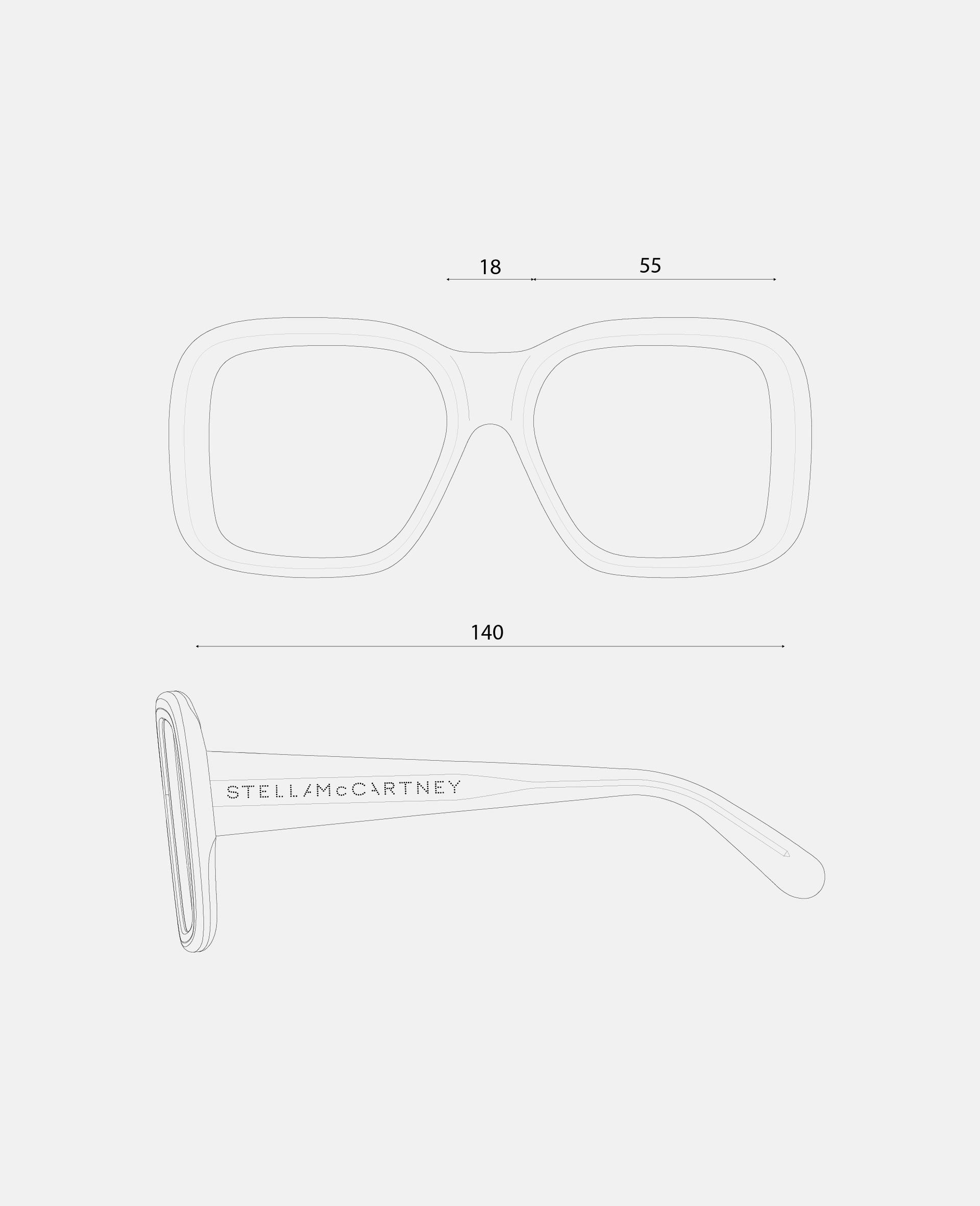 Oversized Square Sunglasses - 4