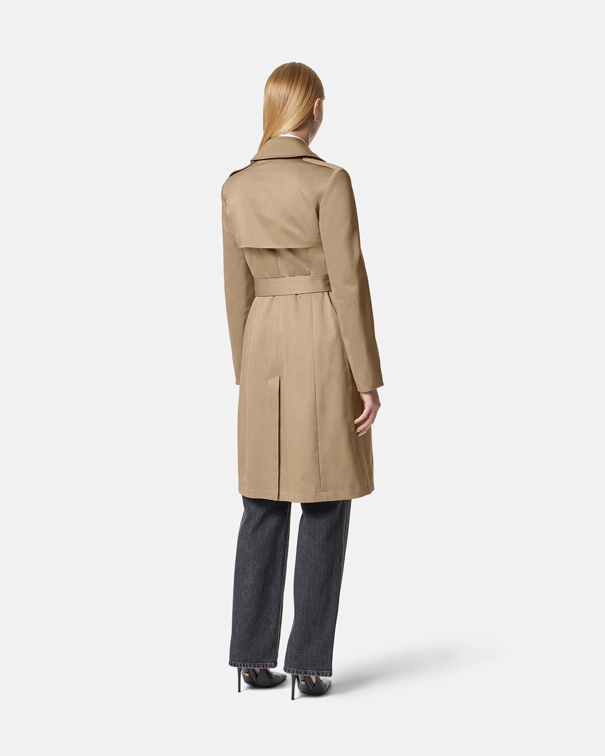Gabardine Trench Coat - 5