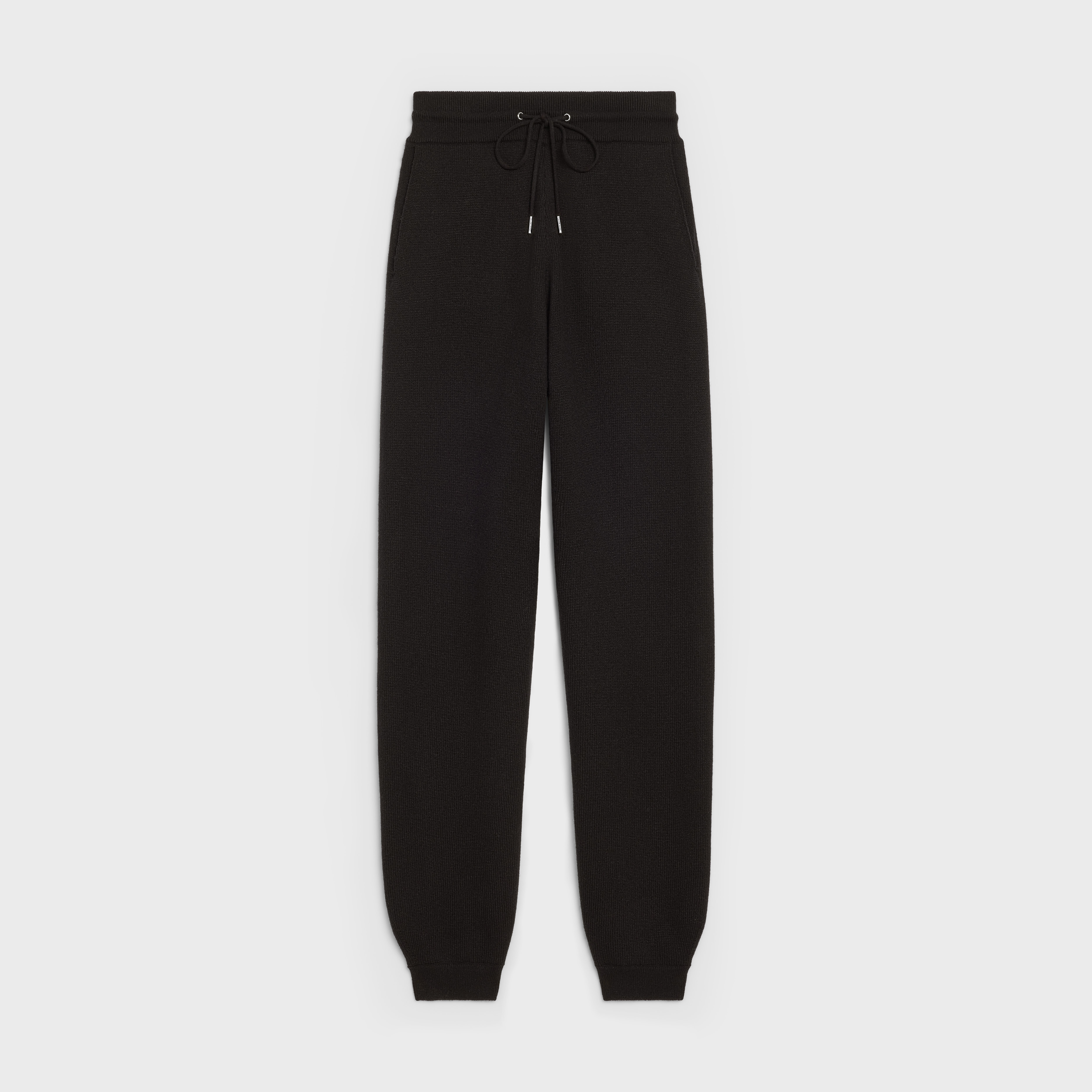 TRACK PANTS IN SULKY CASHMERE AND WOOL - 1