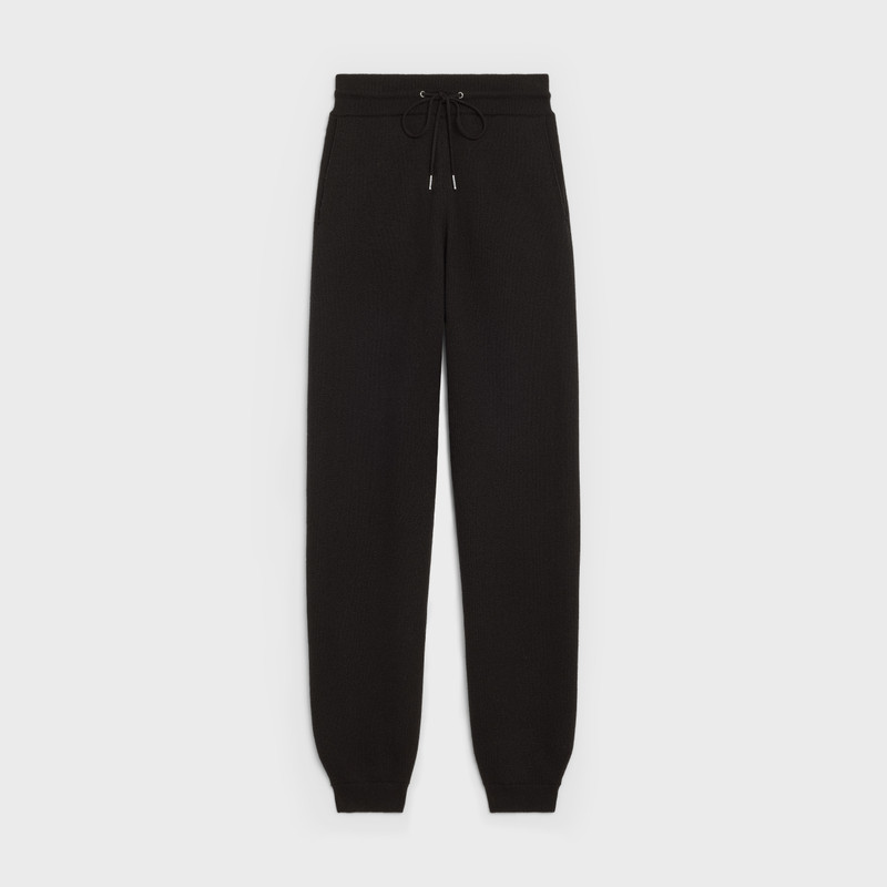 TRACK PANTS IN SULKY CASHMERE AND WOOL 1