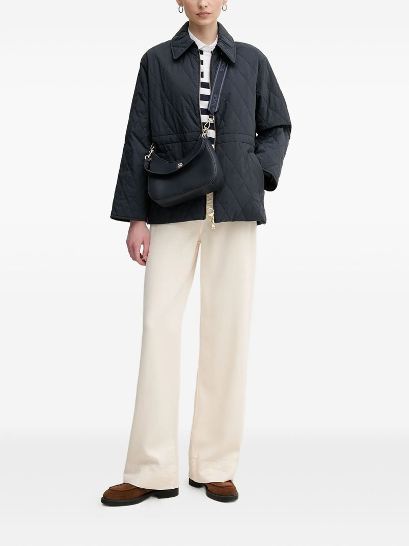 Barbour Clarissa quilted diamond-pattern jacket outlook