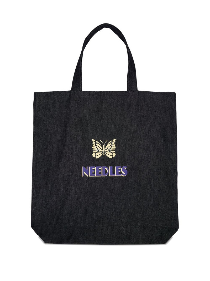 logo-print tote bag 1
