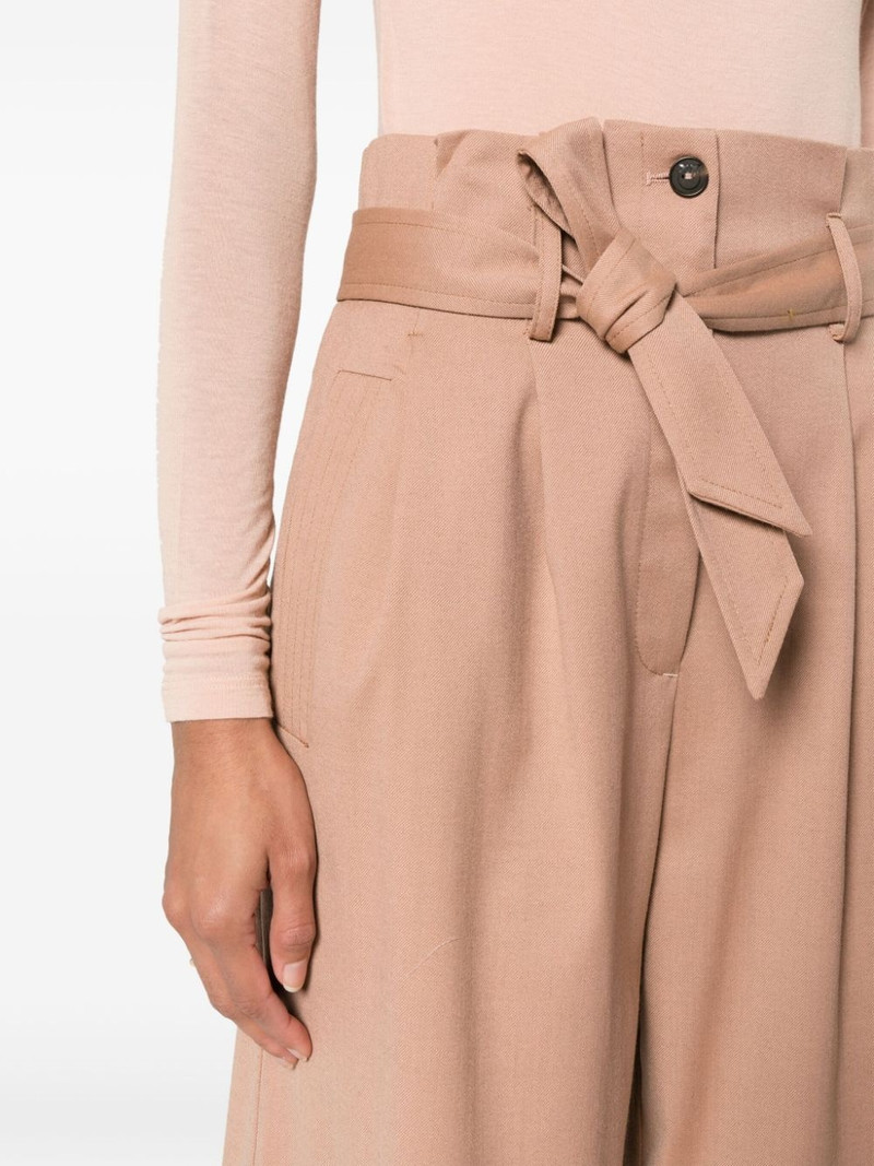 belted flannel trousers 4
