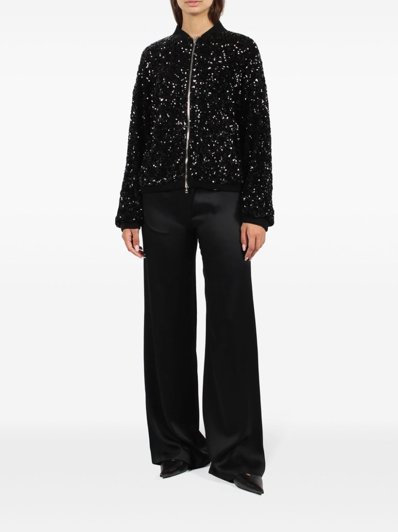 Herno sequin-embellished bomber jacket outlook
