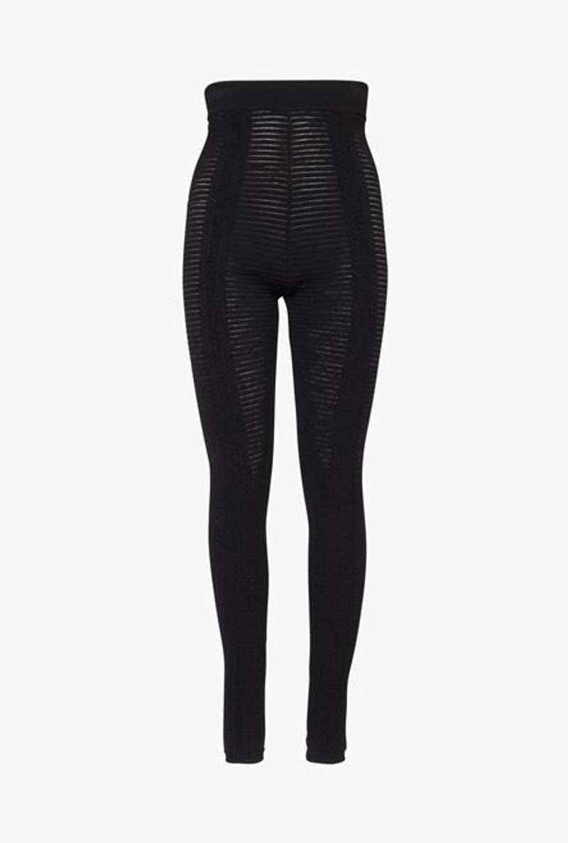 Black knit leggings 1
