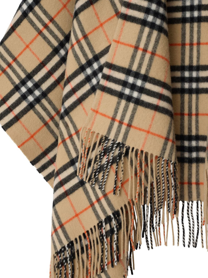 Burberry Check cape outlook