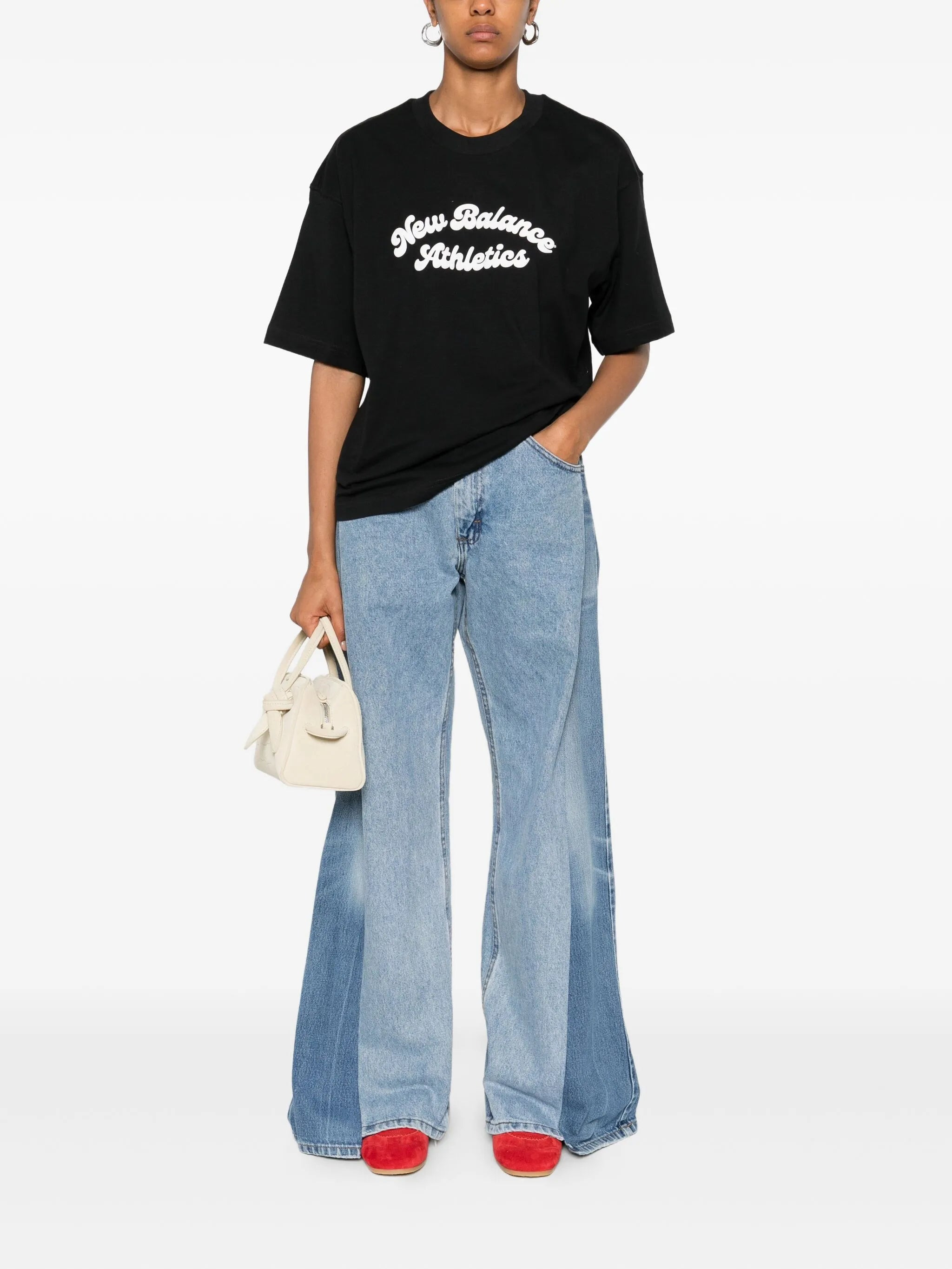 New Balance Script-logo Cotton Top - 3
