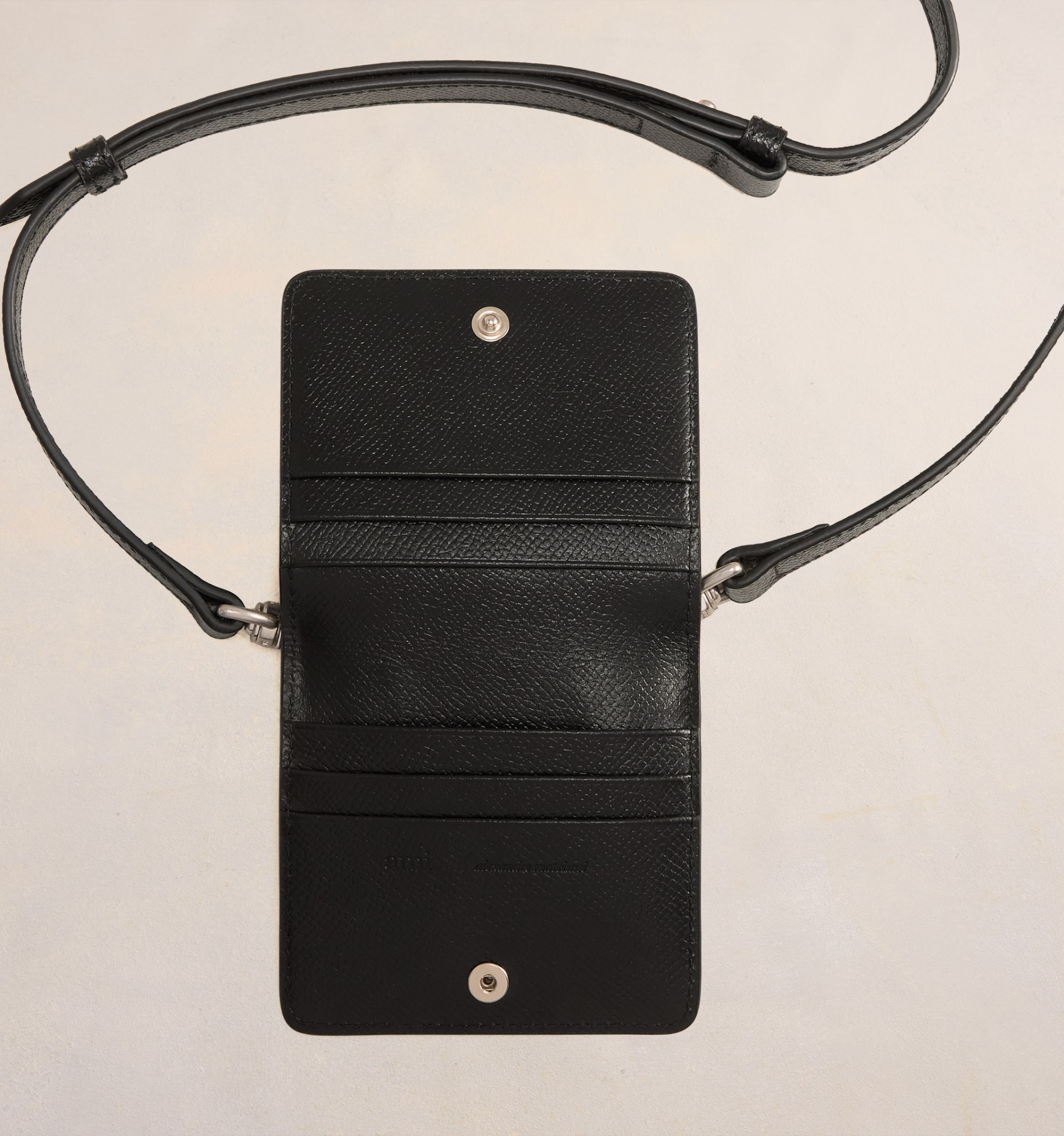 AMI Paris Ami De Coeur Strap Card Holder | REVERSIBLE