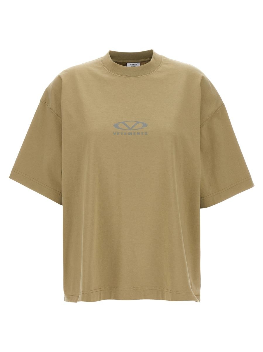 VETEMENTS Vetements 'Oval Logo' T-Shirt | baltini | REVERSIBLE