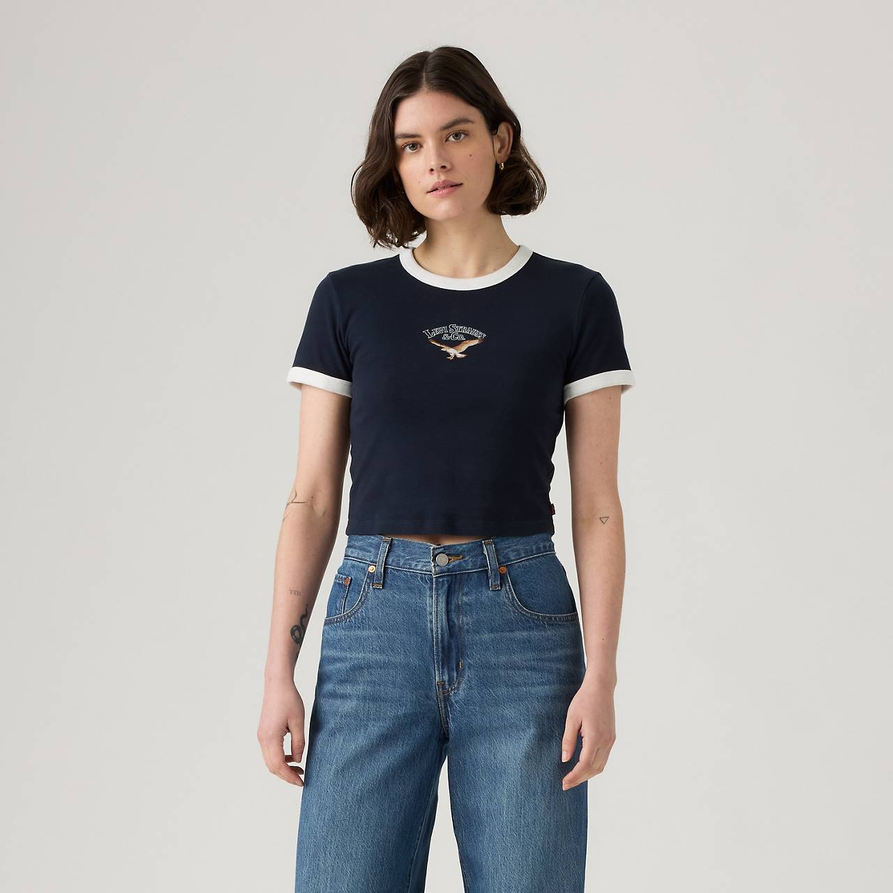 GRAPHIC RINGER MINI T-SHIRT - 2