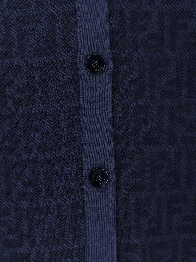 FF-pattern buttoned cardigan 3