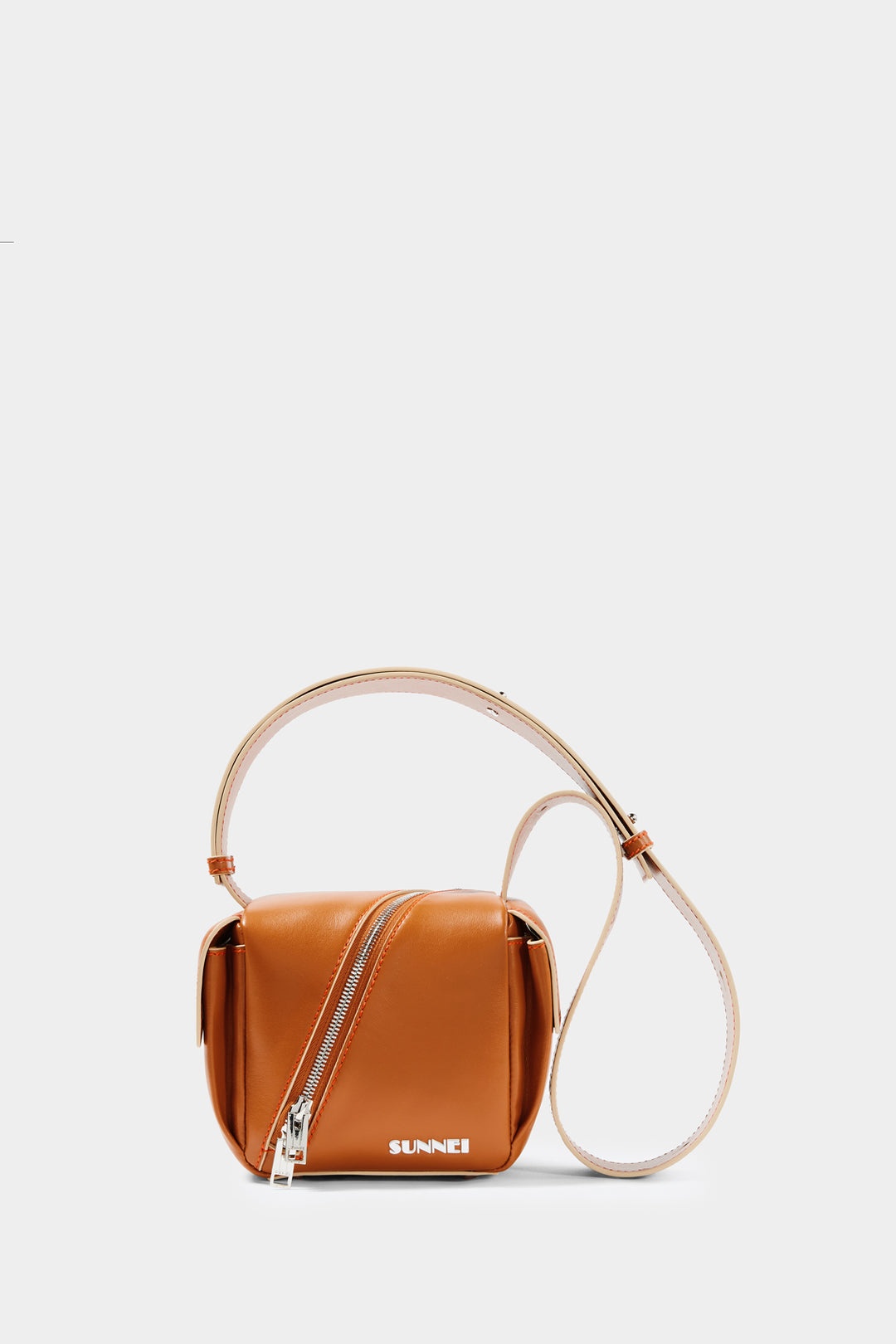 CROSS ZIP LACUBETTO BAG / caramel - 1