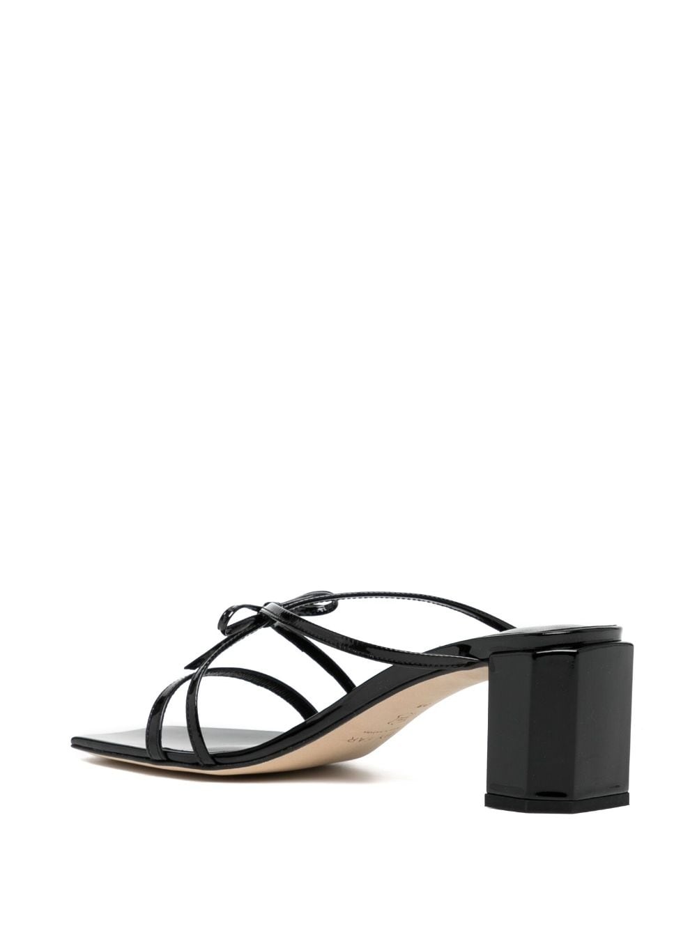 front-tie 65mm sandals - 3
