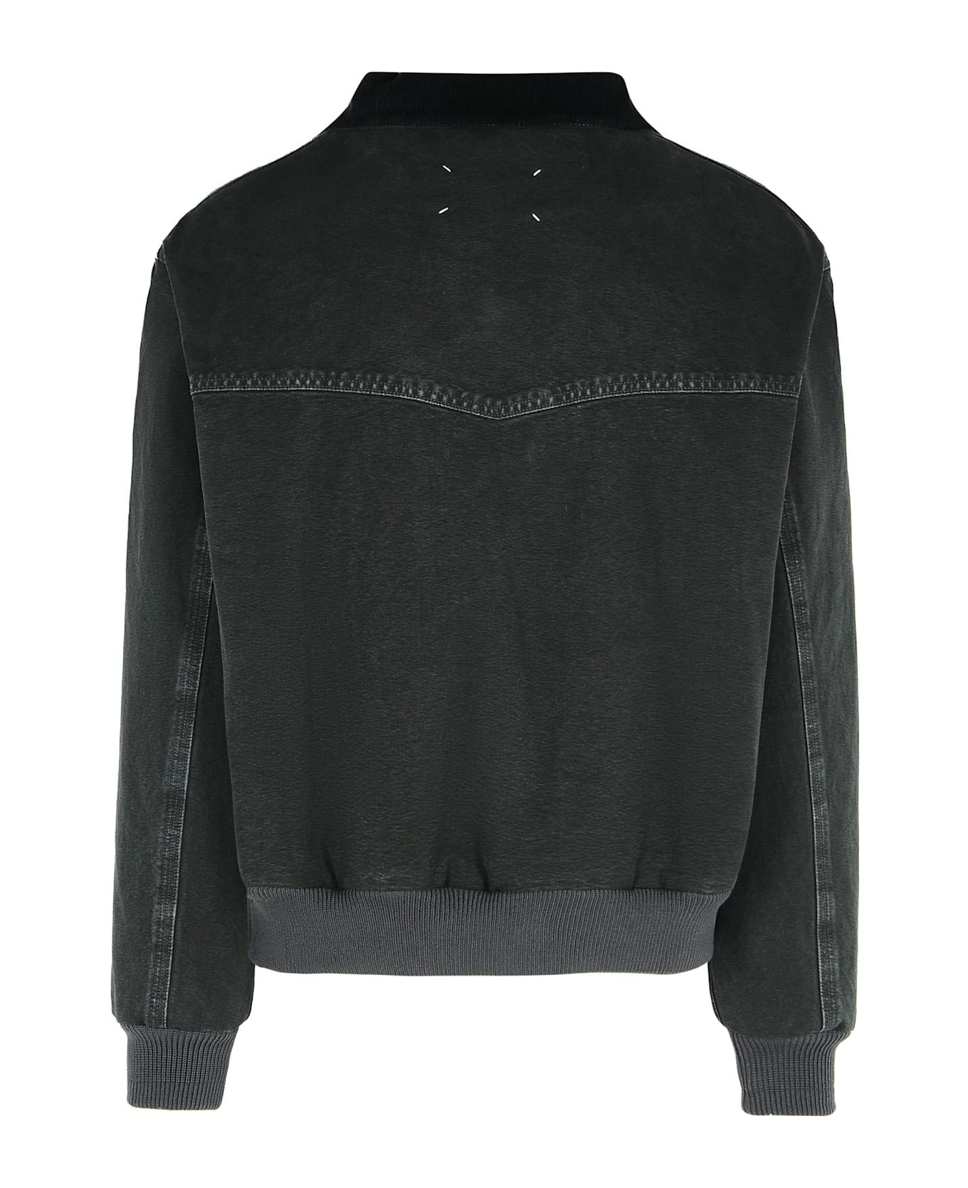 Black Cotton Jacket - 3