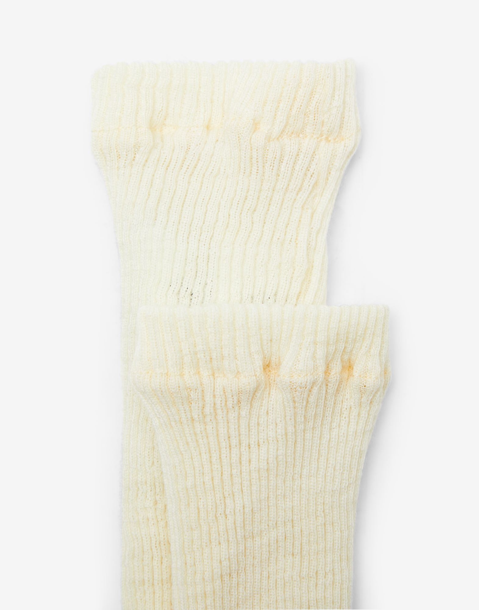 Ribbed long gloves - 2