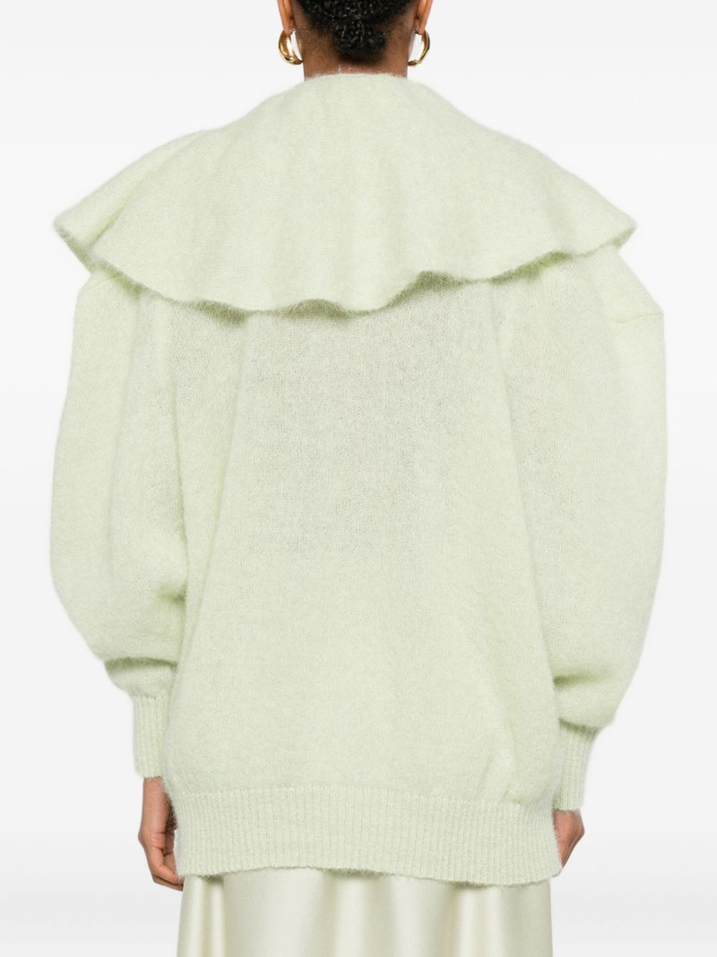 volant ruffled-neck sweater 4